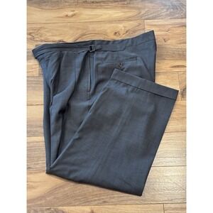 1881 Cerruti Lanificio Flli  Mens Gray Trousers 38x26.5 Pleated 100% Virgin Wool